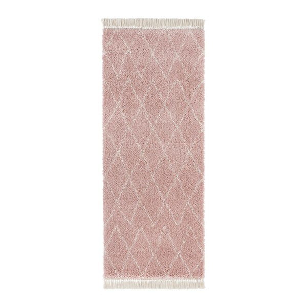 Covor Mint Rugs Jade, 80 x 200 cm, roz