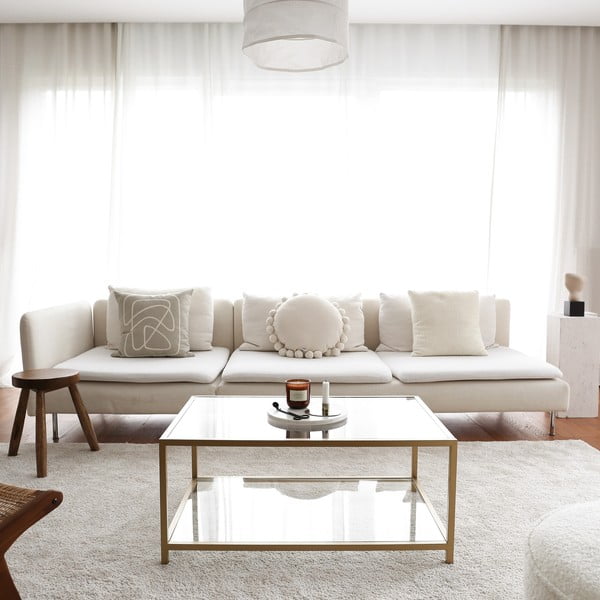 Măsuță de cafea aurie 60x90 cm Astro – Neostill-image-4