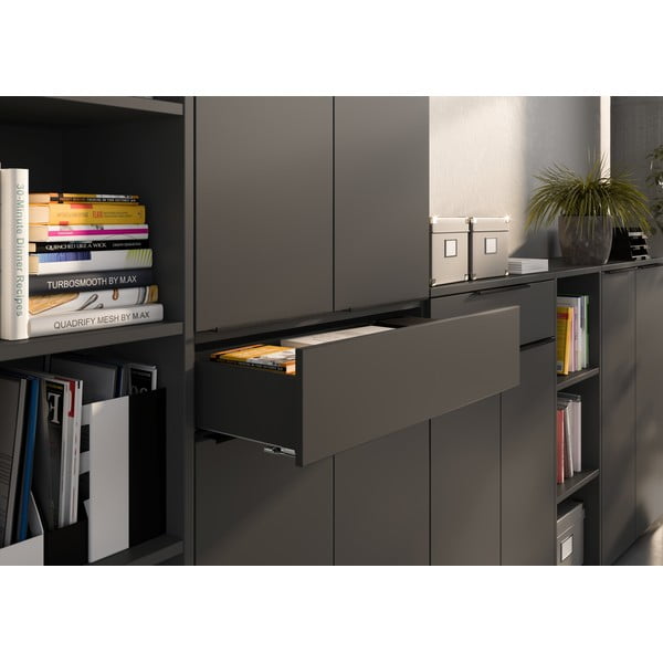 Șifonier gri antracit 81x197 cm Mailand – Germania-image-1