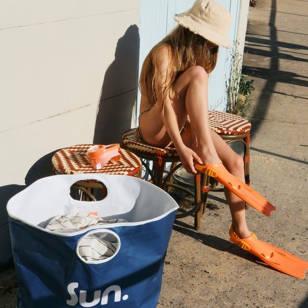 Geantă de plajă Sunnylife Everything Bag, albastru-image-2