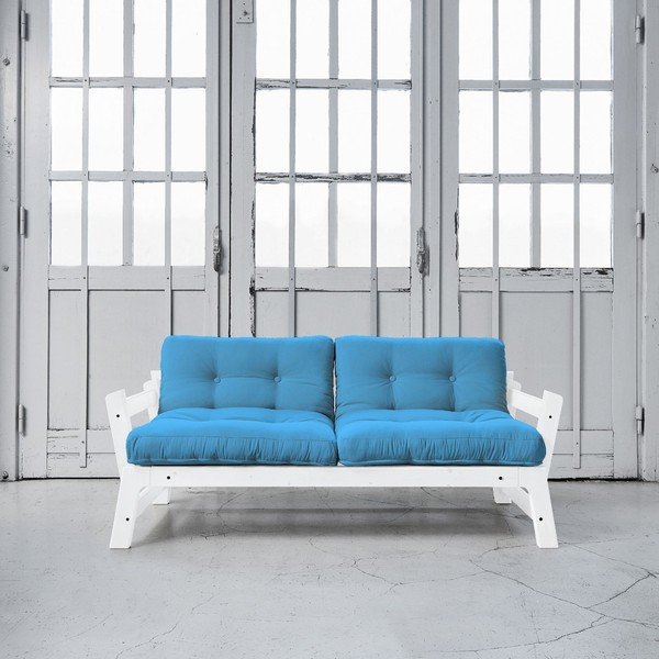 Canapea extensibilă Karup Step White/Horizon Blue-image-1