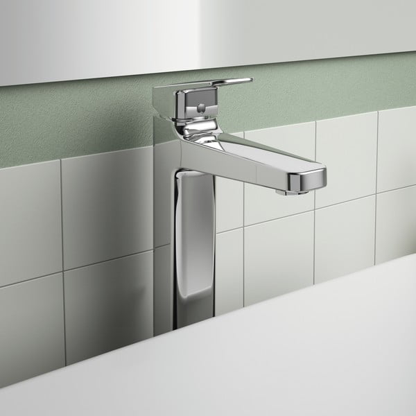Baterie argintiu-lucios pentru chiuvetă Ceraplan – Ideal Standard-image-1