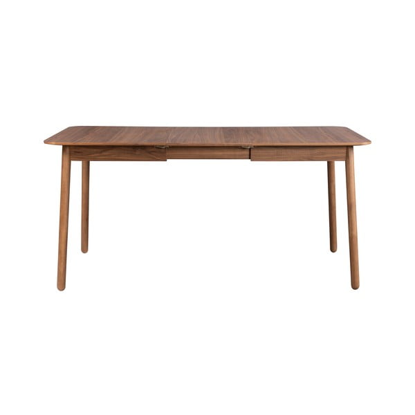 Masă de dining extensibilă cu blat cu aspect de lemn de nuc 80x120 cm Glimps – Zuiver-image-3