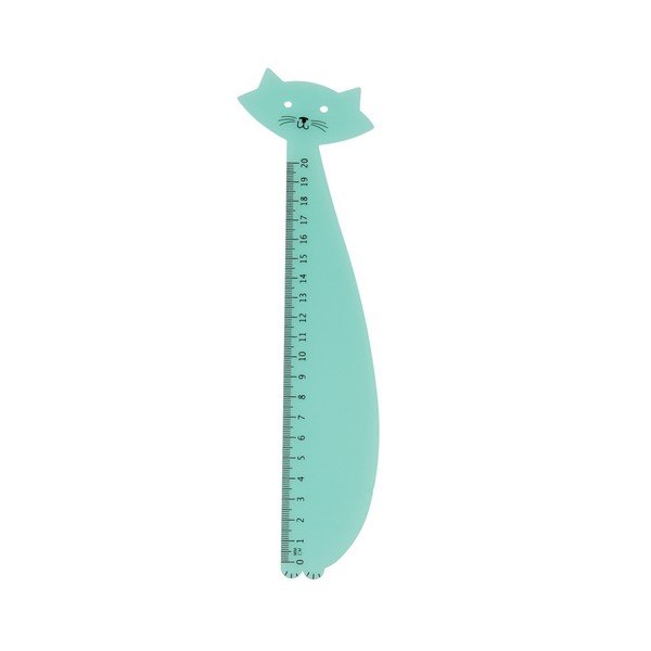 Riglă din plastic Rex London Cat