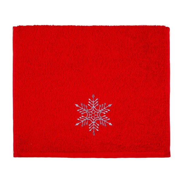 Prosop Christmas Snowflake Red, 30 x 50 cm