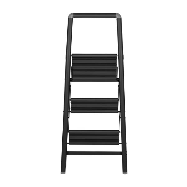 Scară Wenko Compact, înălțime 114,5 cm, negru-image-4