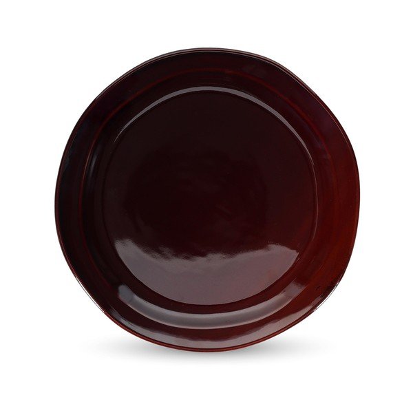 Farfurie burgundy din gresie ø 27,5 cm Manon – S|P Collection