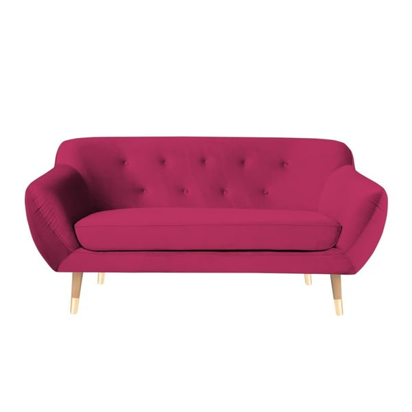 Canapea cu 2 locuri Mazzini Sofas Amelie, roz