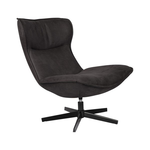 Fotoliu gri închis pivotant John – White Label