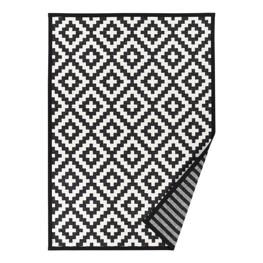 Covor reversibil Narma Viki, 160 x 230 cm, alb-negru