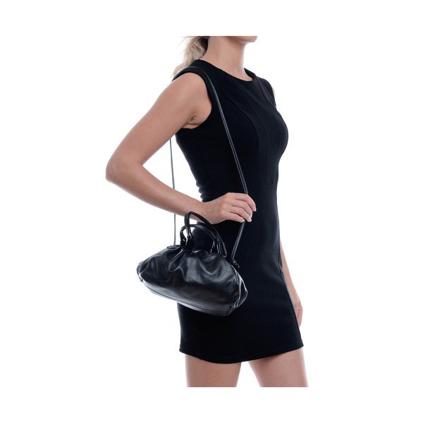 Geantă din piele Isabella Rhea, negru-image-2