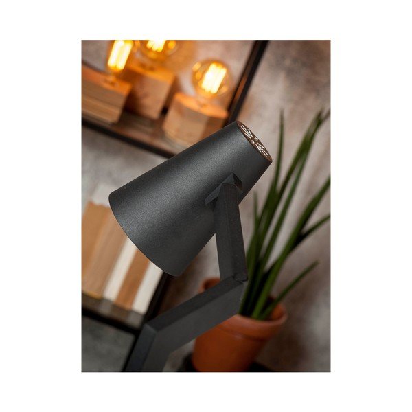 Veioză neagră cu abajur din metal (înălțime 60 cm) Biarritz – it's about RoMi-image-1