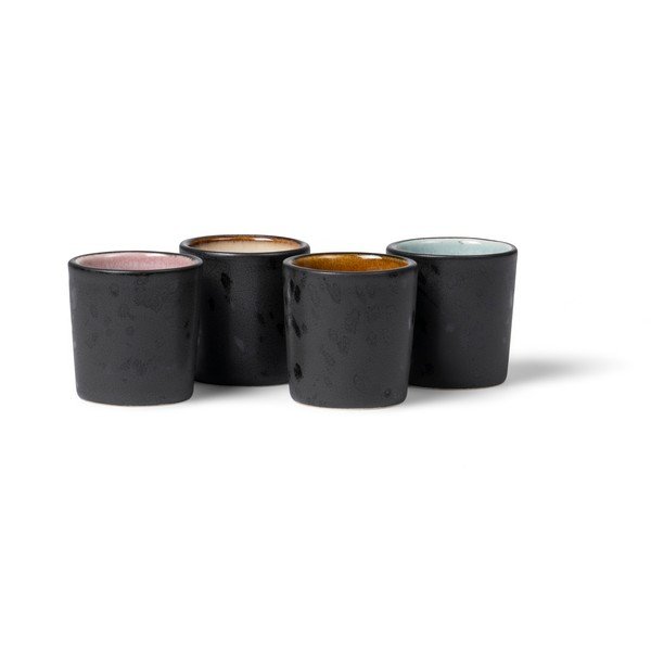 Suporturi de ouă 4 buc. din ceramică Gastro Black/Mix – Bitz