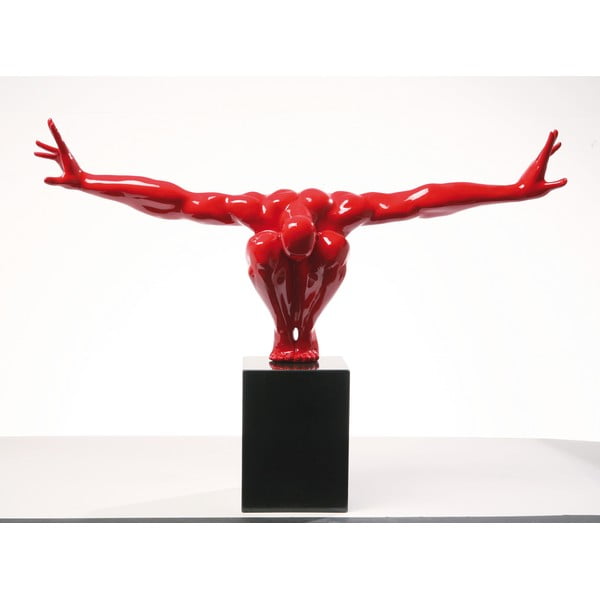 Statuetă decorativă Kare Design Atlet, 75 x 52 cm, roșu-image-3