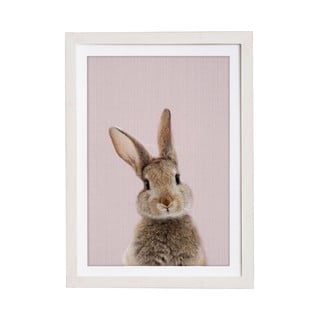 Tablou cu ramă pentru perete Querido Bestiario Baby Rabbit, 30 x 40 cm