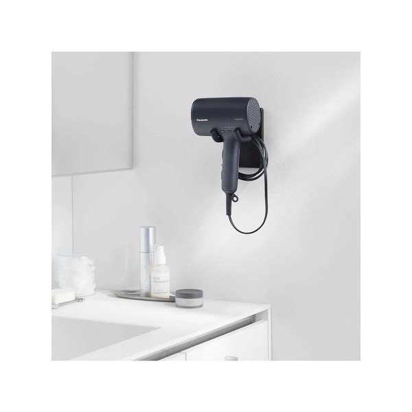 Suport pentru uscătorul de păr negru de montat pe perete din metal Film Hook – YAMAZAKI-image-3