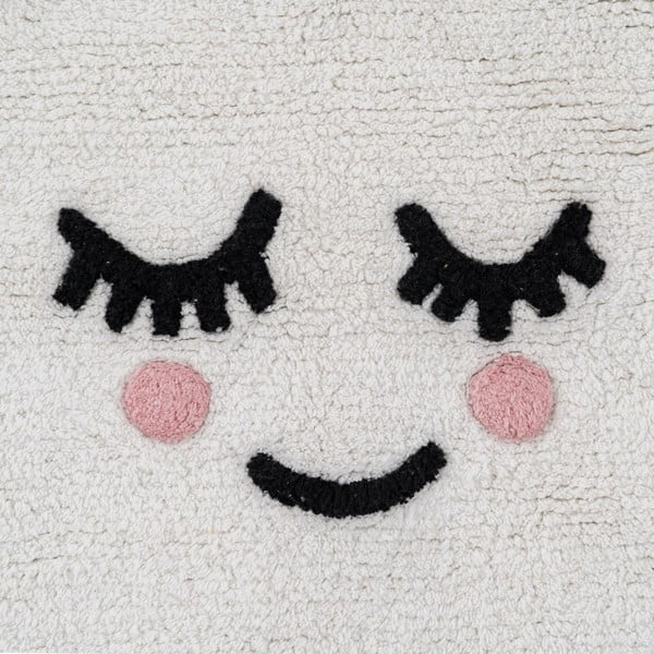 Covor pentru copii alb din bumbac 60x100 cm Cloud – Ixia-image-2