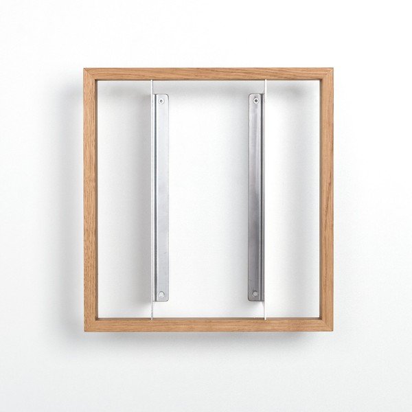 Raft de cărți din lemn de stejar das kleine b b7, înălțime 34 cm-image-3