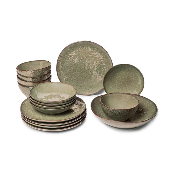Serviciu de masă 16 buc. din gresie Nephrite – Bonami Selection-image-2