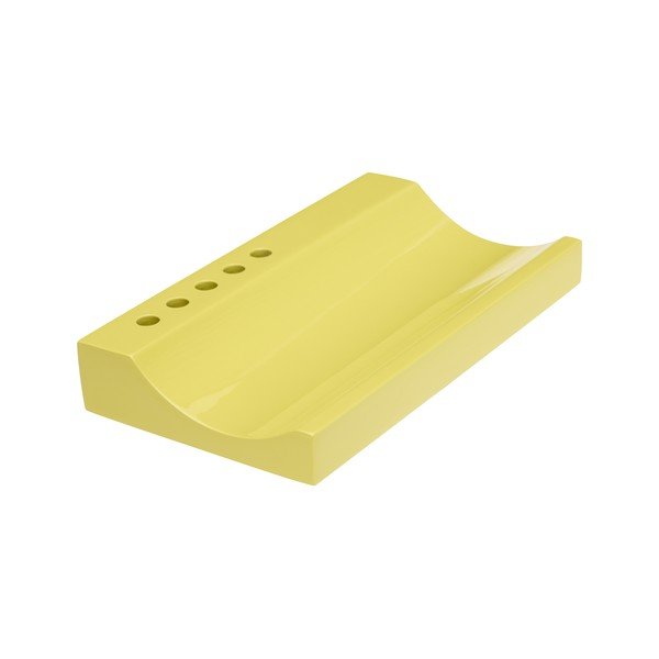 Organizator galben pentru papetărie din polirășină Kanso – Hübsch-image-4