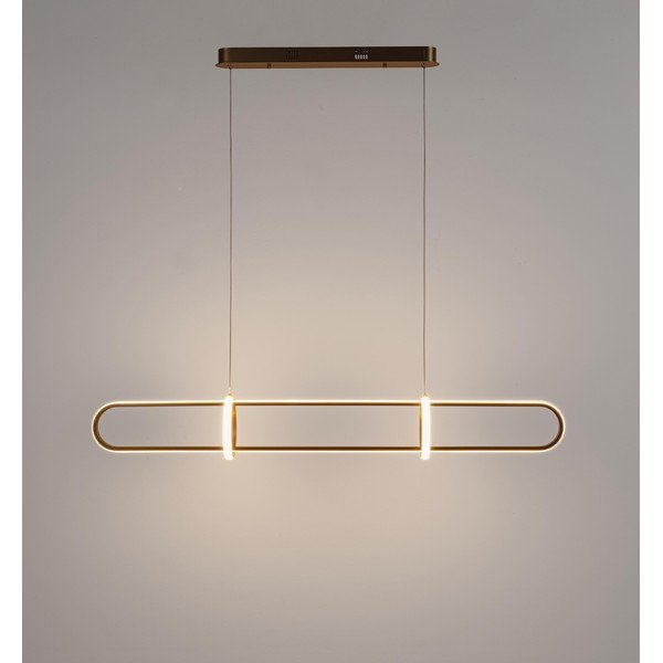 Lustră aurie LED din metal Alken – Bizzotto-image-2