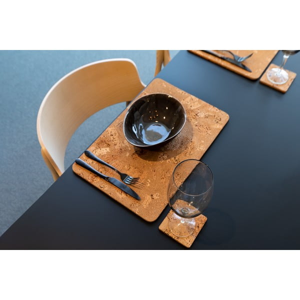 Suporturi de pahare din plută 4 buc. Querco – ZicZac-image-1