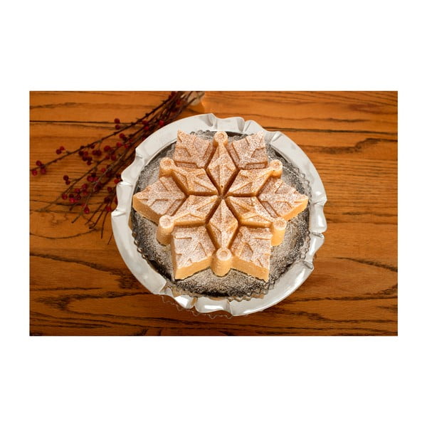 Formă pentru copt Nordic Ware Snowflake, 1,4 l, argintiu-image-2