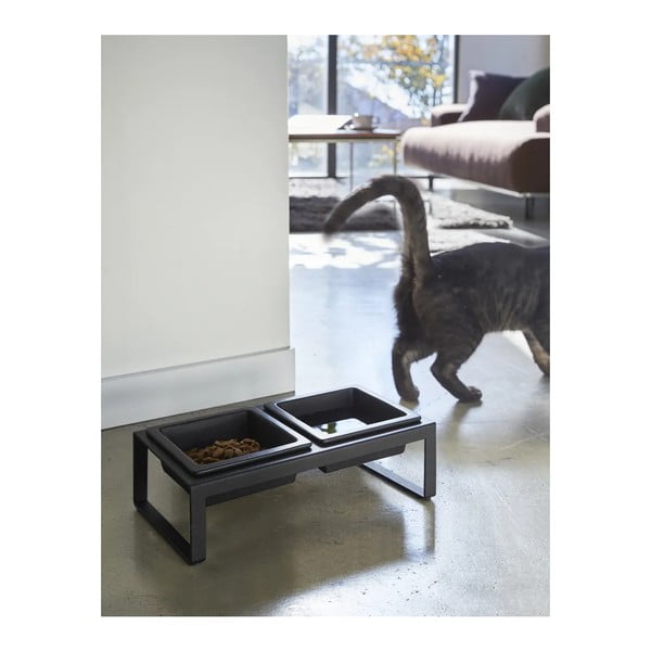 Set de bol și litieră pentru animale de companie Tower – YAMAZAKI-image-2