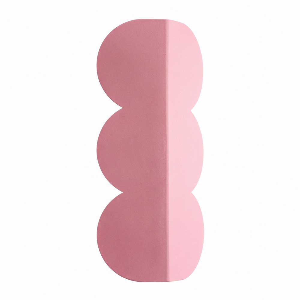 Aplică de perete roz din aluminiu BISCUIT – Thoro