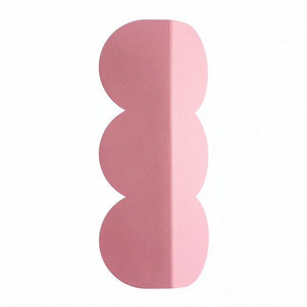 Aplică de perete roz din aluminiu BISCUIT – Thoro
