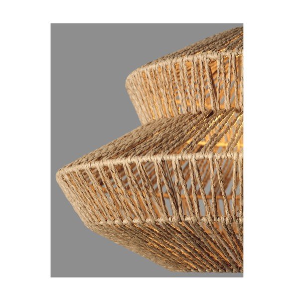 Lustră în culoare naturală cu tapițerie din frânghie ø 50 cm Nua – Nova Luce-image-3