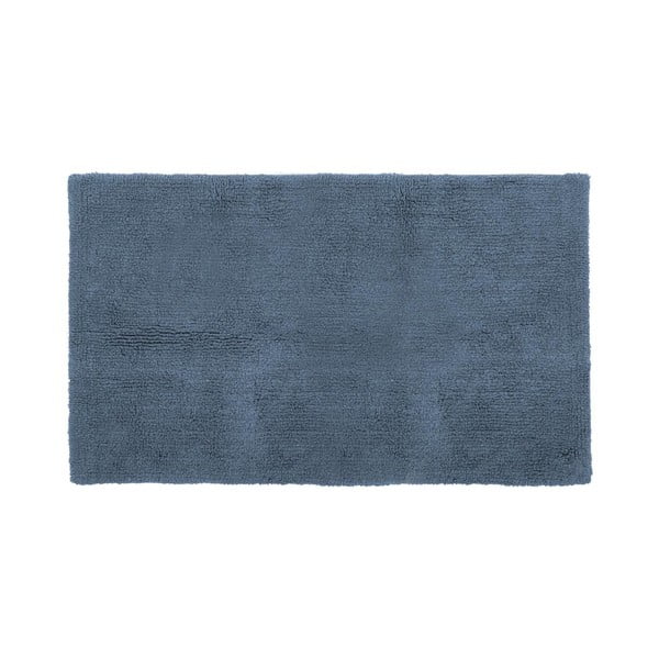 Covoraș din bumbac pentru baie Tiseco Home Studio Luca, 60 x 100 cm, albastru