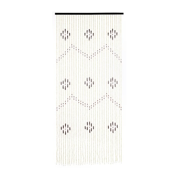 Draperie în culoare naturală din bambus 90x200 cm cu prindere la ușă – Maximex