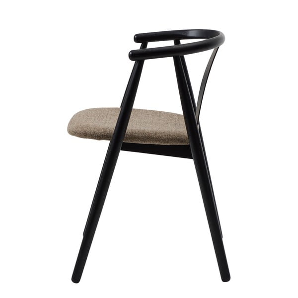 Scaun de dining negru/bej Relate – Unique Furniture-image-4