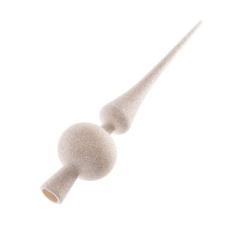 Vârf alb pentru pomul de Crăciun Dakls, înălțime 28 cm