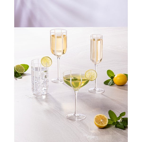 Pahare 4 buc. 450 ml Stripe – Ladelle-image-1