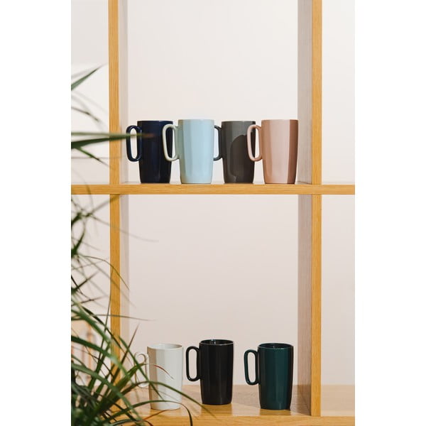 Căni verde-închis 2 buc. pentru espresso din gresie 80 ml Fuori – Vialli Design-image-4