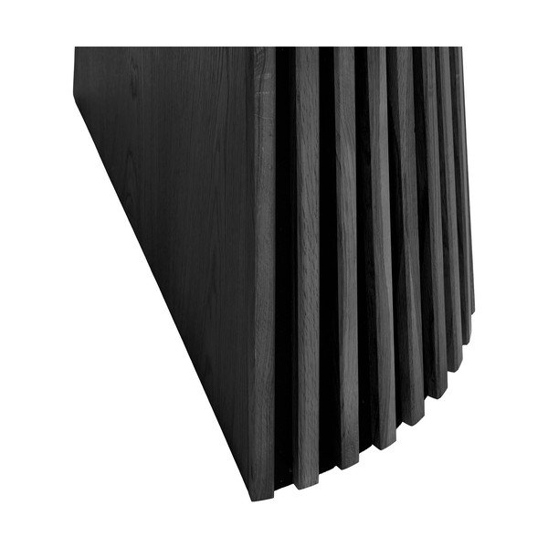 Masă de dining extensibilă cu aspect de lemn de stejar cu blat suplimentar Osaka – House Nordic-image-4