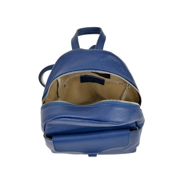 Rucsac din piele pentru femei Isabella Rhea Mille, albastru-image-2