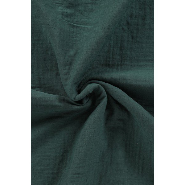 Lenjerie de pat dublu din muselină verde 200x200 cm Stonewashed - Mijolnir-image-2