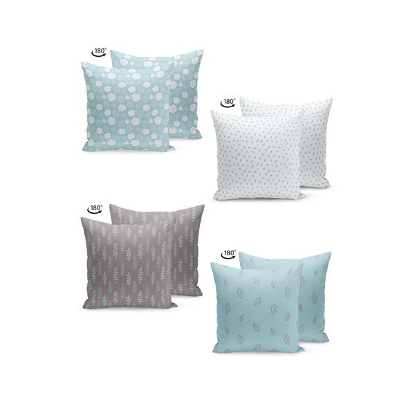 Set 4 fețe de pernă Kate Louise Marine, 45 x 45 cm-image-1
