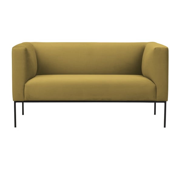 Canapea cu două locuri Windsor & Co Sofas Neptune, galben