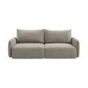 Canapea bej extensibilă/cu spațiu de depozitare 238 cm Kalena – Makamii