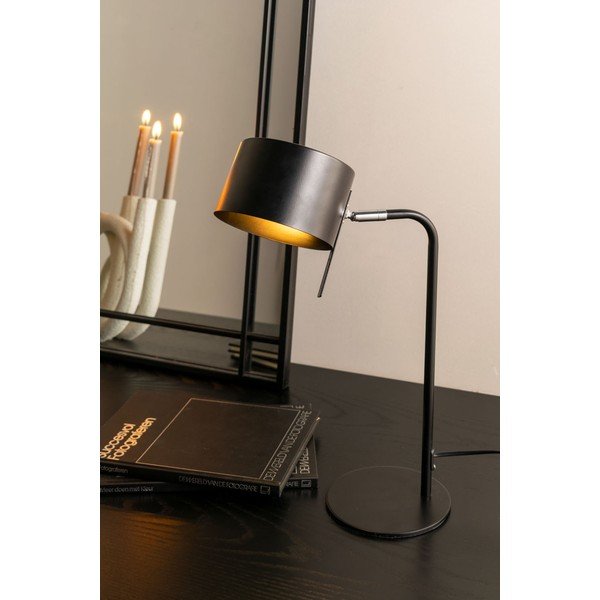 Veioză Leitmotiv Shell, înălțime 45 cm, negru-image-1