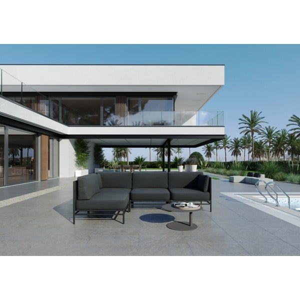 Canapea modulară de grădină gri închis 234 cm Dandy – Sit Sit-image-4