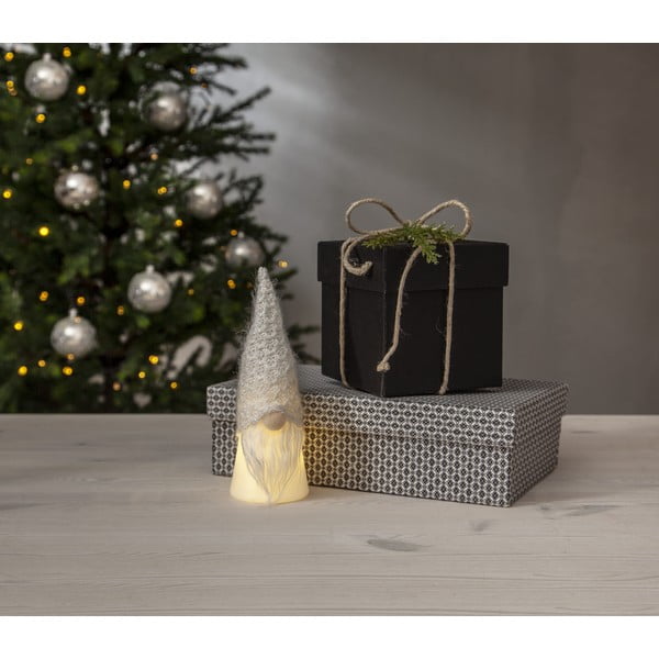 Decorațiune luminoasă  de Crăciun alb-gri ø 6,5 cm Joylight – Star Trading-image-2