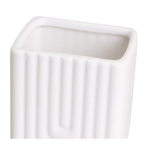 Set de accesorii de baie alb din ceramică – Casa Selección-image-1