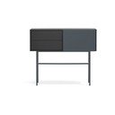 Masă consolă neagră-gri antracit 35x110 cm Nube – Teulat