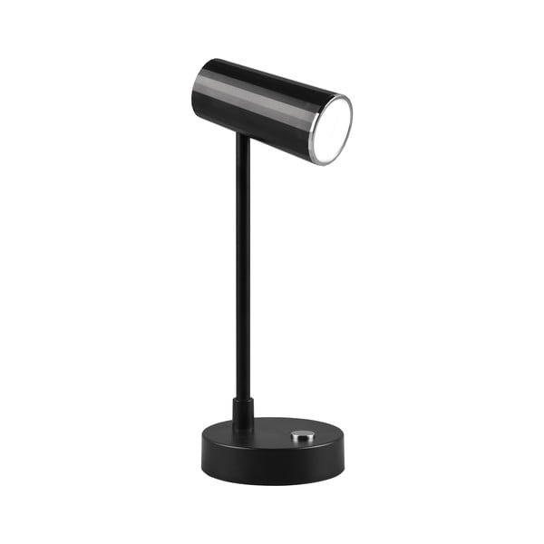 Veioză negru-lucios LED cu intensitate reglabilă (înălțime 28 cm) Lenny – Trio