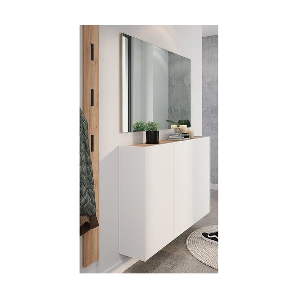 Set pentru hol alb/în culoare naturală cu aspect de lemn de stejar Libbiano – Germania-image-1